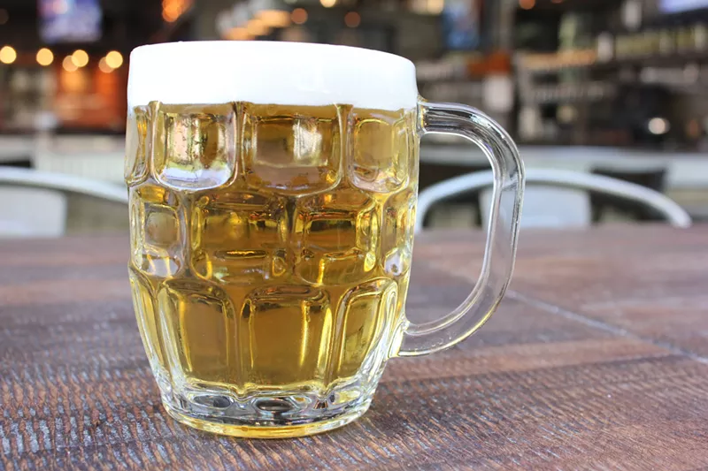Image: One of the many brews on tap at Pedal Haus in Tempe.