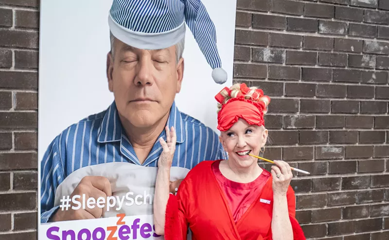 Image: 10 photos: Activists don pajamas to troll GOP Rep. David Schweikert