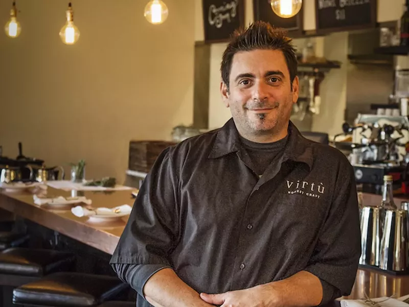Image: Chef Gio Osso will go head-to-head with chef Matt Jordan on Tuesday.