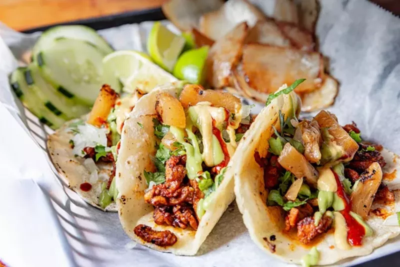 Image: The al pastor tacos from La Bamba in El Mirage.