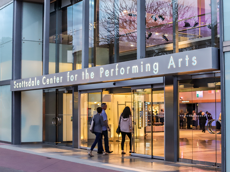 Image: Arts destination, Scottsdale Center for the Performing Arts.