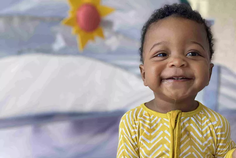 Image: A smiling baby