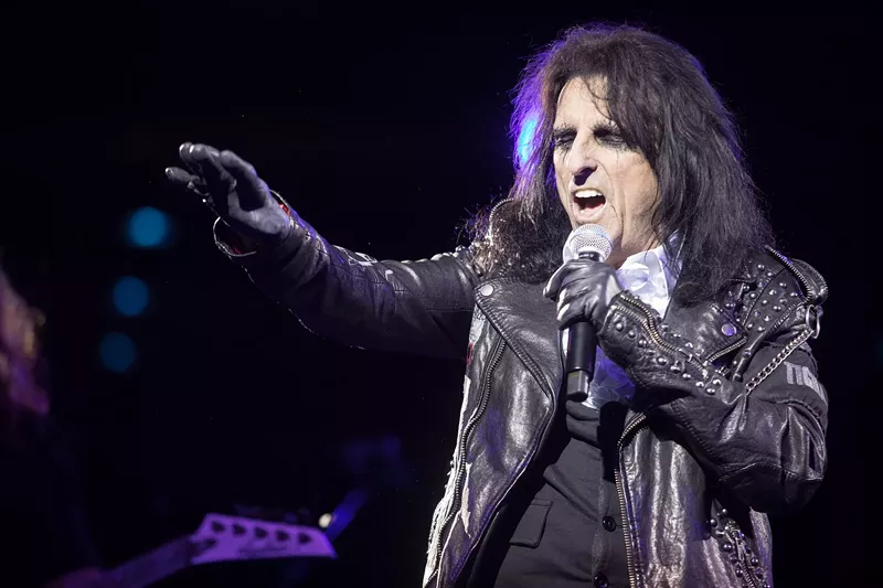 Image: Alice Cooper's life and work are getting the adult coloring book treatment.