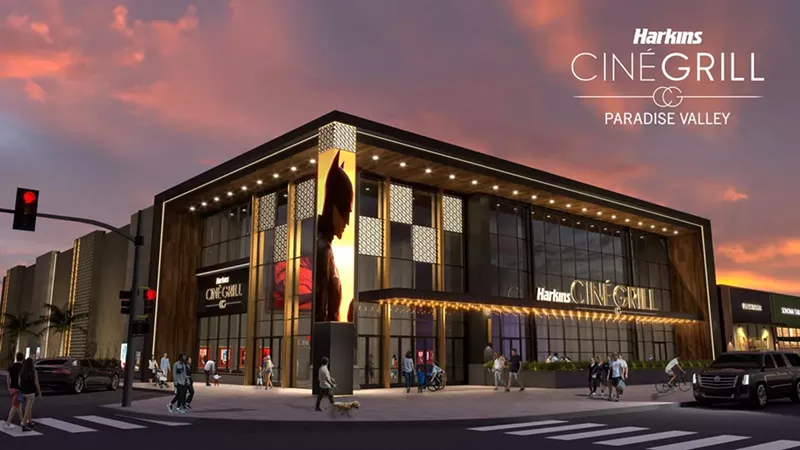 Image: Concept art for the newly announced Paradise Valley Cine Grill.