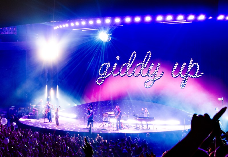 Kacey Musgraves performs at Desert Diamond Arena in Glendale on Sept. 27.