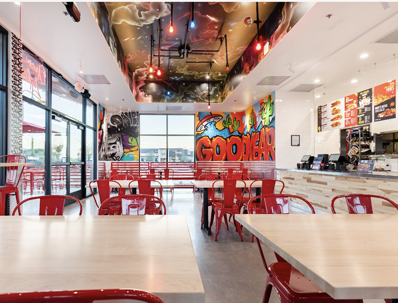 Image: Dave's Hot Chicken has opened its latest Valley location in Goodyear.