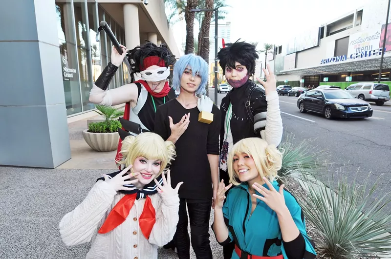 Image: Anime cosplayers at Saboten Con 2019 in downtown Phoenix.