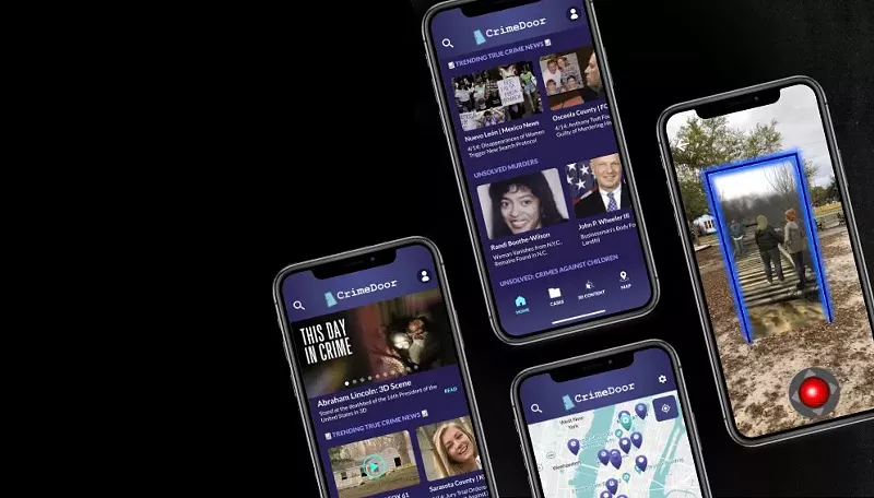 Image: CrimeDoor uses augmented and virtual reality technology to help keep cold cases in the spotlight by re-creating real crime scenes down to the most graphic, gory, and ultra-realistic detail.
