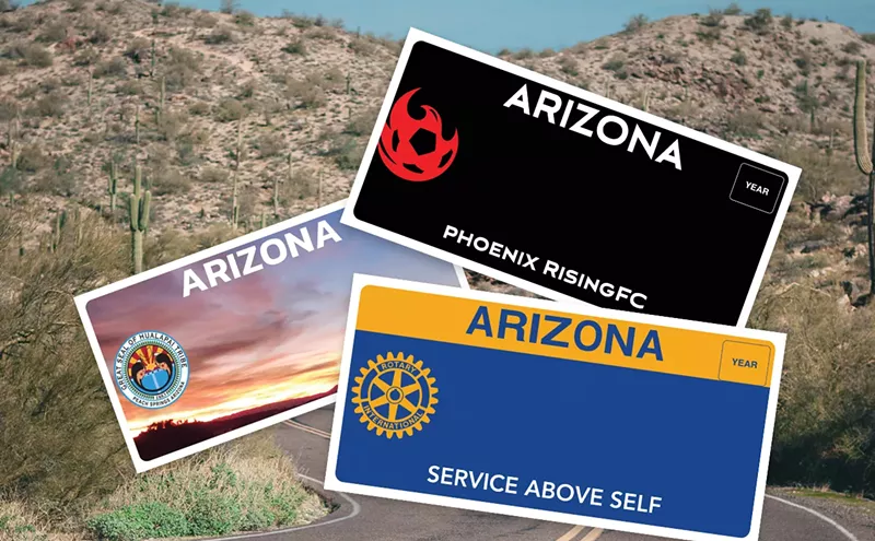 Image: Arizona just released 3 new license plate designs. Check them out