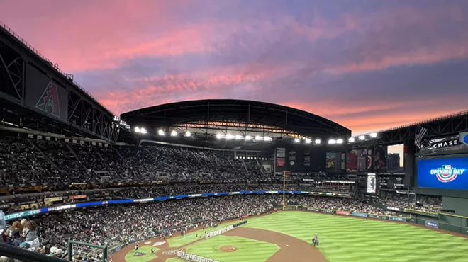 chase field seen from the top section