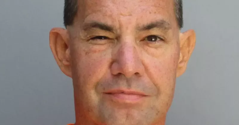 Image: a man in a mugshot