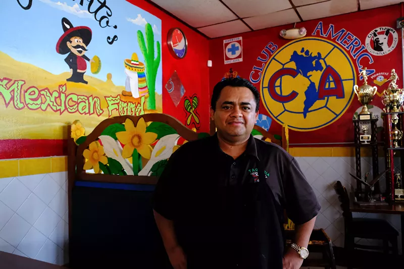 Image: Pedro Contreras fears he will have to close his longtime Mesa restaurant.