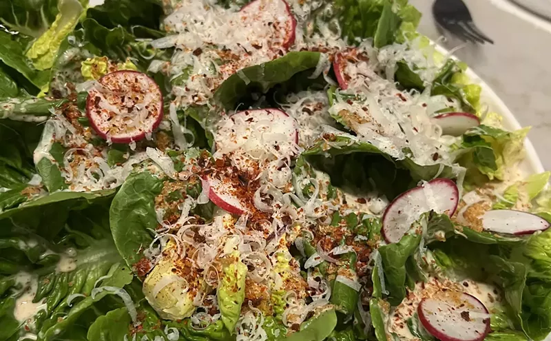 Image: At a downtown Phoenix sushi restaurant, this salad is the star