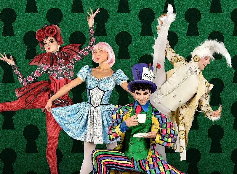 Image: A posed photo of people in costume.