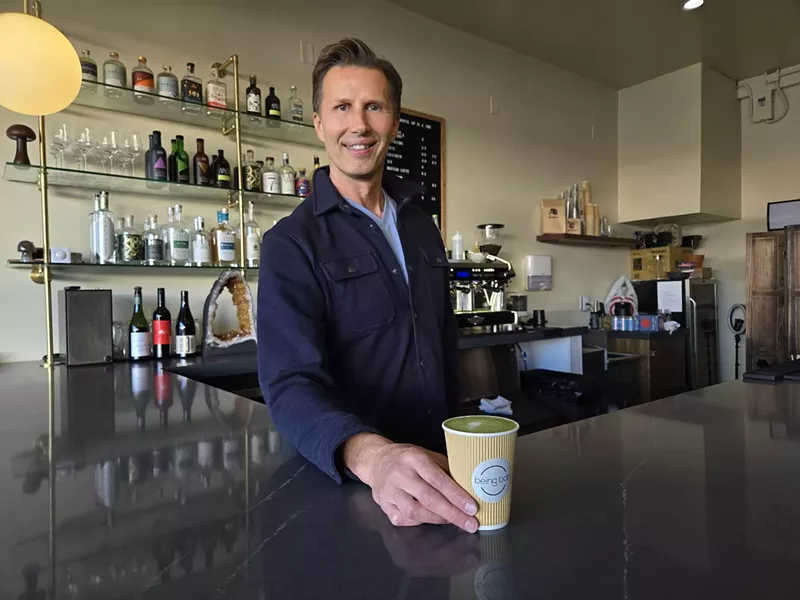 Image: Josh Praus opened Being Bar in October 2024. There, he aims to create a community space centered around healthy alternatives to alcohol.