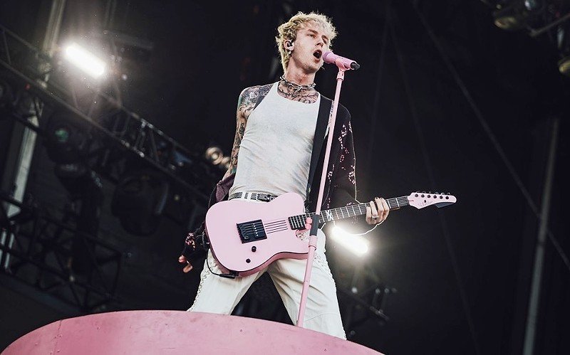 Machine Gun Kelly is scheduled to perform on Thursday, October 21, at Mesa Amphitheatre.