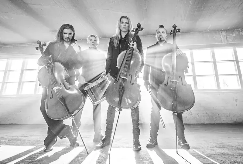 Image: Apocalyptica is scheduled to perform on Friday, April 15, at The Van Buren.