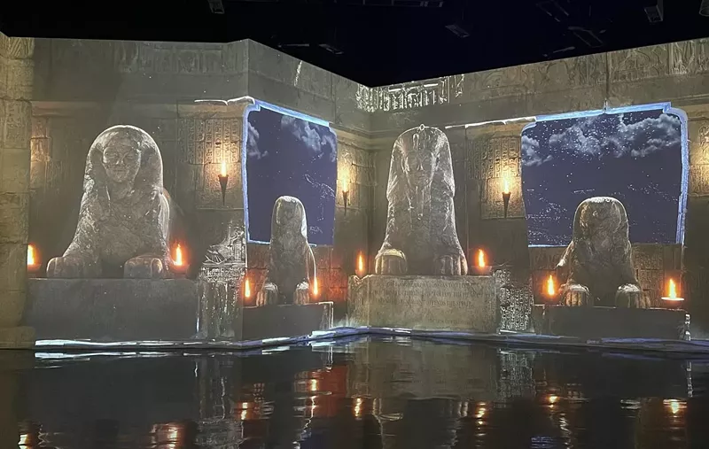 Image: Immersive King Tut: Magic Journey to the Light is now open in Scottsdale.