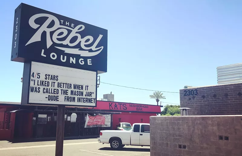 Image: The Rebel Lounge in central Phoenix.