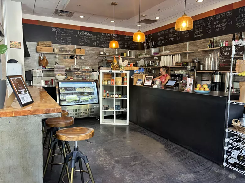 Image: Cactus Cloud Cafe is now open in the former Hidden Track Cafe space in downtown Phoenix. Hidden Track's uptown wine bar remains open.