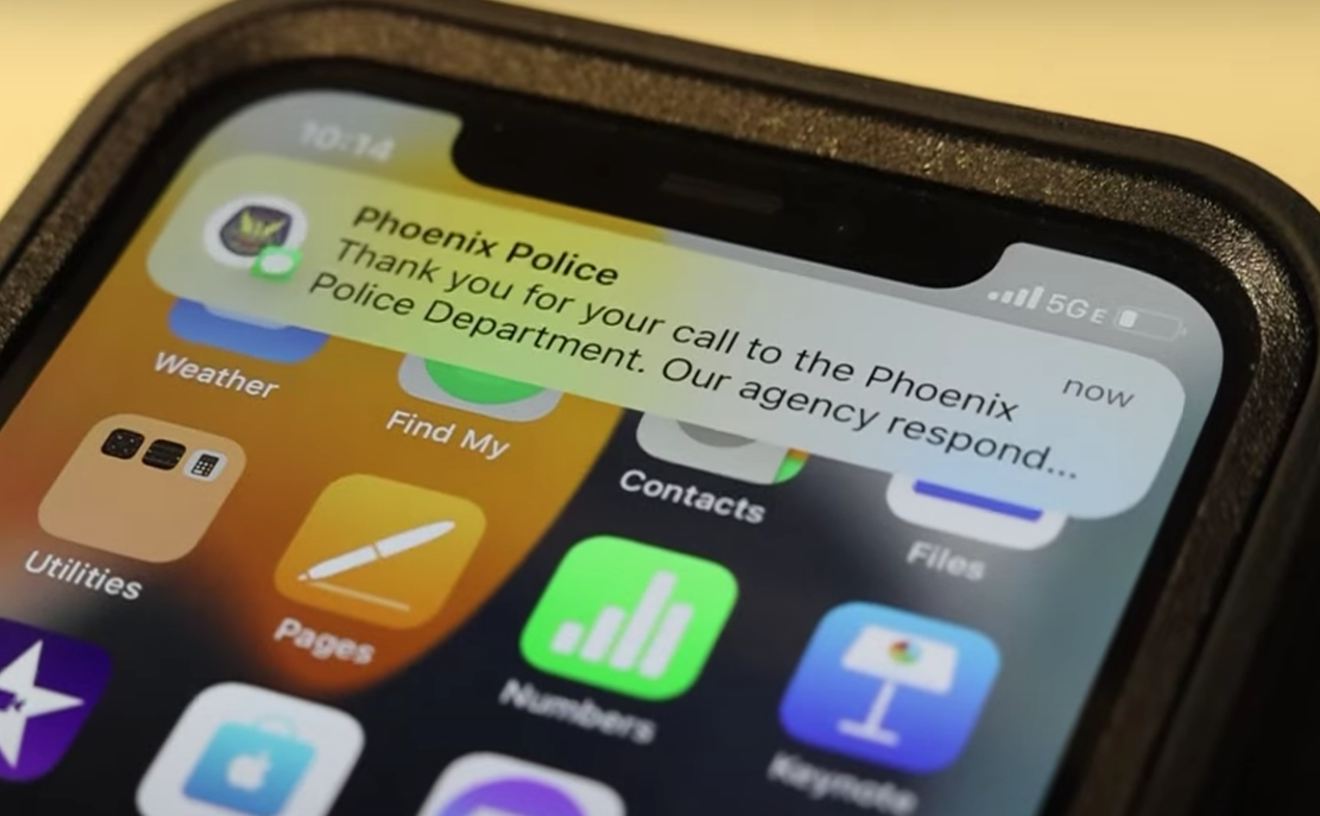 Calling 911? Phoenix police will now text you updates when you hang up