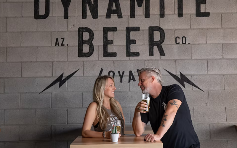 Image: Laura and Mike Chapman founded Dynamite Beer Co. in Cave Creek in 2022. Now, they're opening a kitchen, taproom and bottle shop in Uptown Plaza in Phoenix.