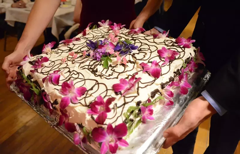 Image: Frank Lloyd Wright's favorite birthday cake.