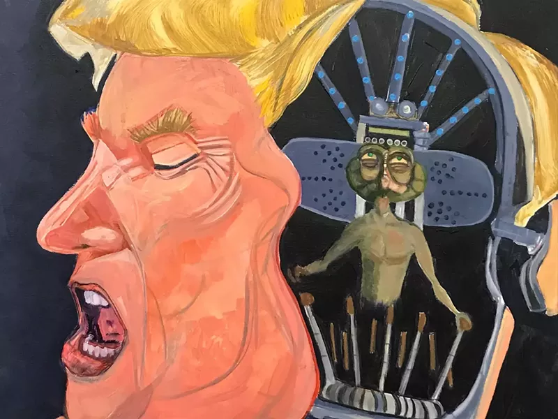Image: The artist calls this "Space Force One."