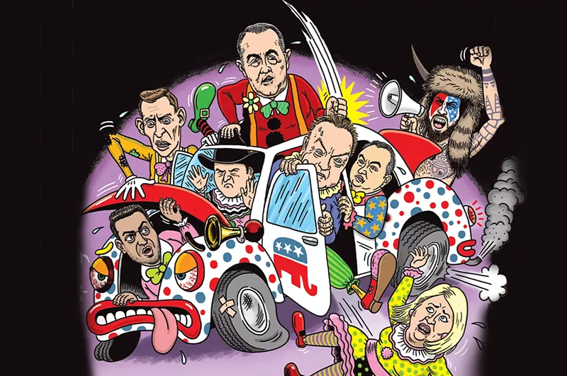Image: Illustration of candidates in District 8