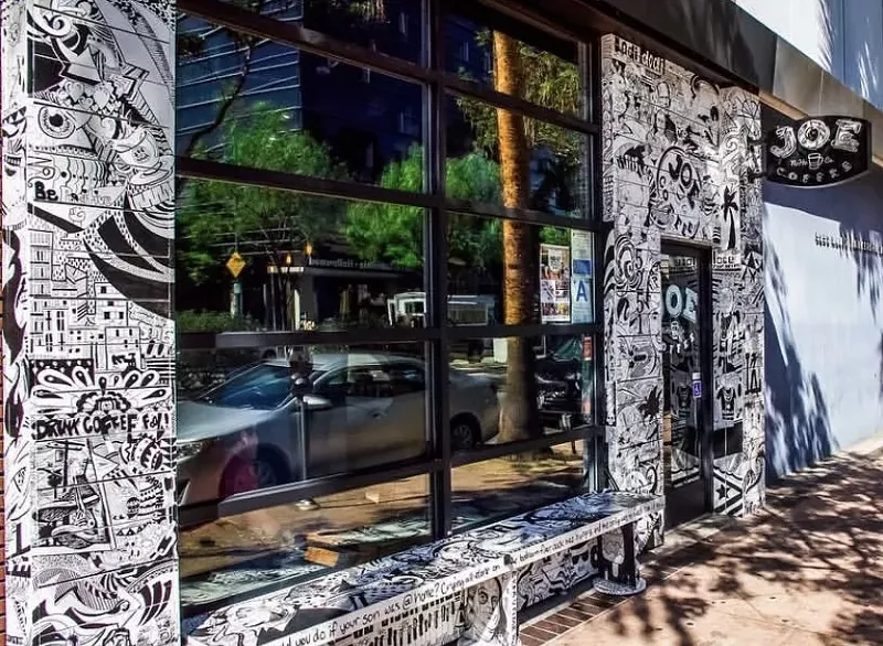 Image: The new Happy Joe Coffee on the ASU campus will have the same attitude as their North Hollywood location.