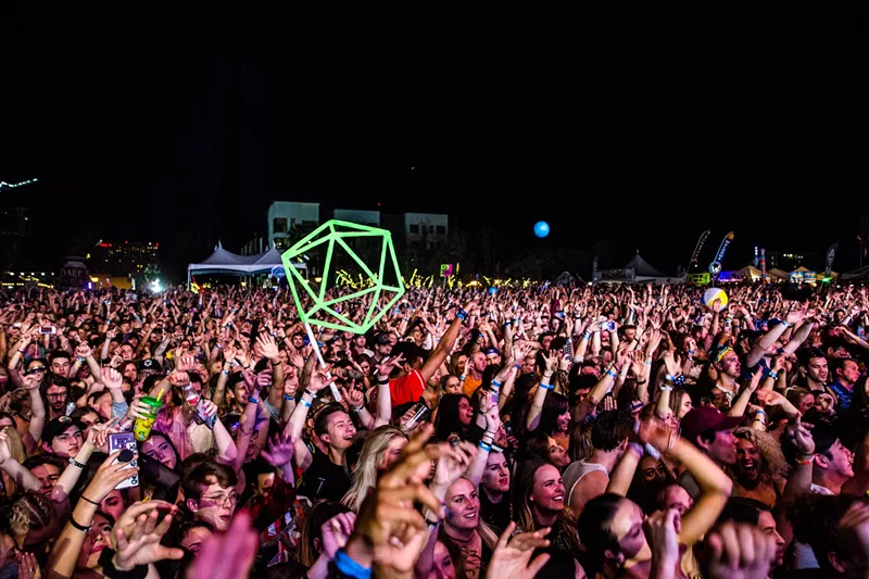 Image: A jam-packed crowd at 2019's M3F.