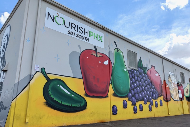 Nourish Phoenix on South 9th Avenue is one of two local beneficiaries of Curaleaf's Feed the Block program.