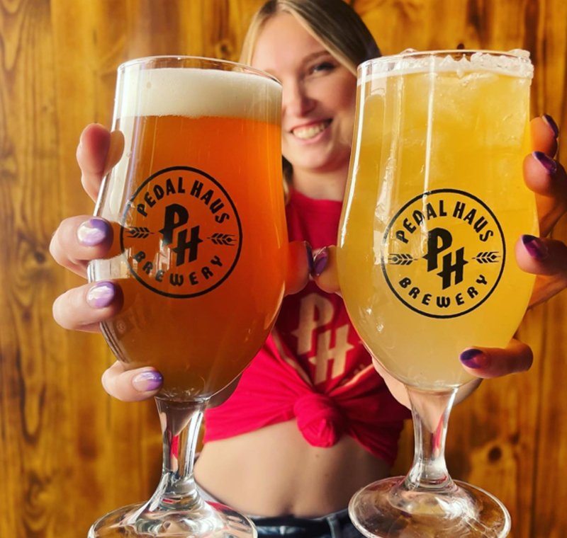 Image: Happy hour takes over Labor Day at Pedal Haus Brewery.