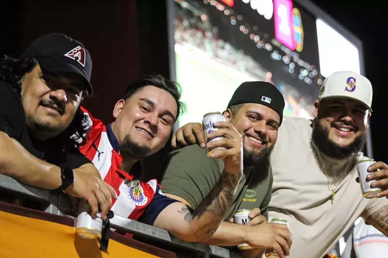 Image: A group of Phoenix Rising fans from Seattle made the trip to Arizona for $1 beer night on May 26.