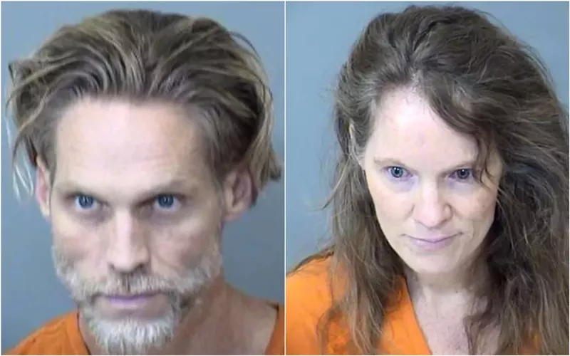 Image: Brook Hale and his sister, Spring Thibaudeau, are charged with two counts of custodial interference for allegedly taking Thibaudeau’s teenage son out of state against his will.