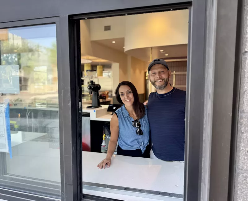 Image: Coffee and pastry powerhouses Julia Peixoto Peters and Mark Chacón plan to open their downtown Phoenix cafe in September. It will feature a walk-up ordering window.