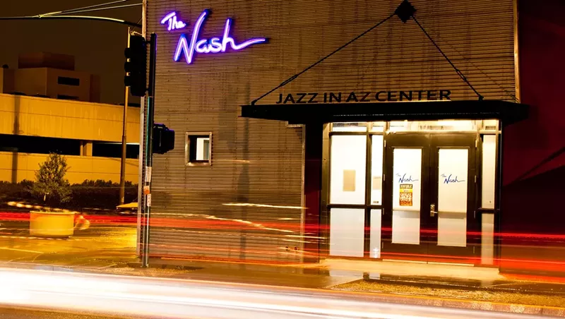 Image: The exterior of The Nash along Roosevelt Row in downtown Phoenix.