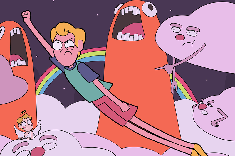 Image: A piece titled "Rage Flight" by Drew Hernandez.
