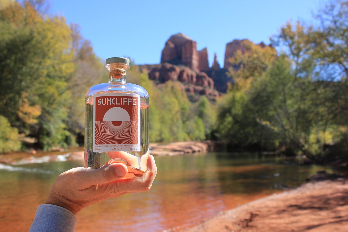 Suncliffe Gin builds its flavor from botanicals harvested around Sedona.