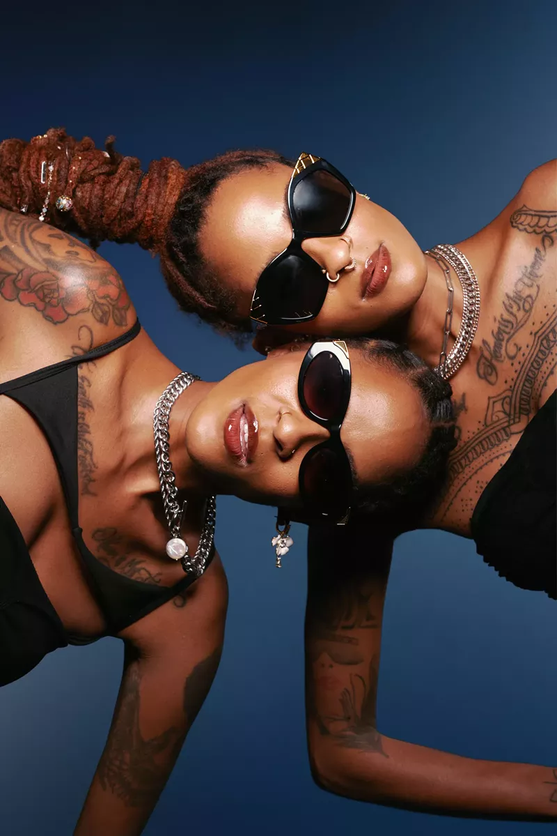 Image: "There’s an unspoken language," Corianna Dotson says of working with her twin sister, Brianna. "We have a deep trust and understanding that’s built over a lifetime.”