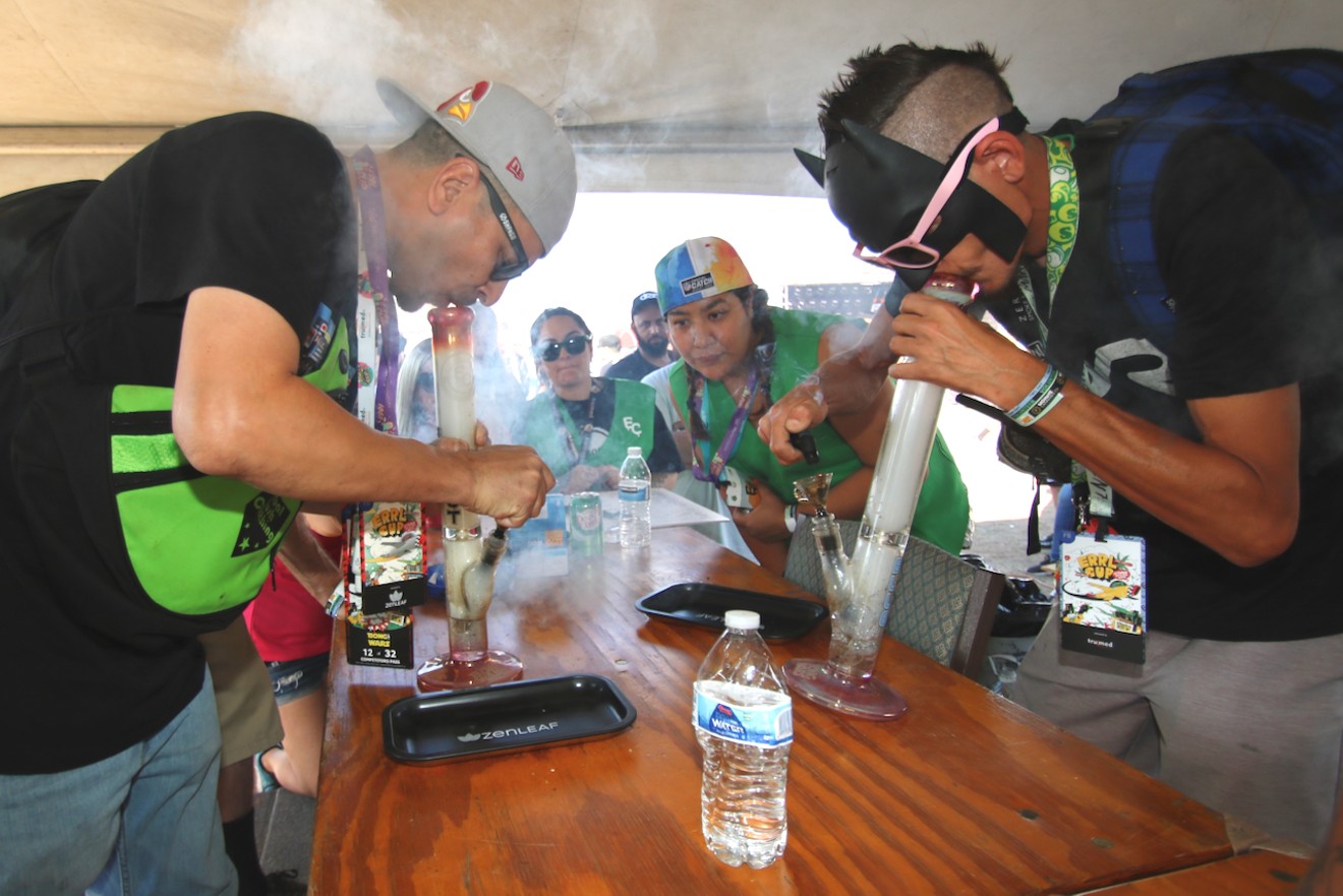 The Errl Cup offered Bong Wars during the two-day festival last month in Mesa.