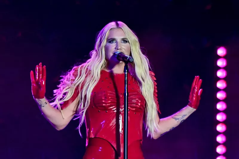 Image: Kesha performs on stage during the Wawa Welcome America Fourth of July Concert at Benjamin Franklin Parkway on July 04, 2024, in Philadelphia, Pennsylvania. (Photo by )