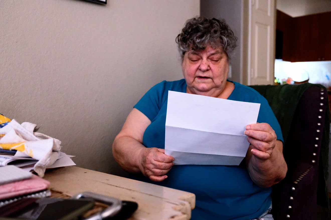 Nancy Lake worries she will be left homeless after her rent was hiked $500.