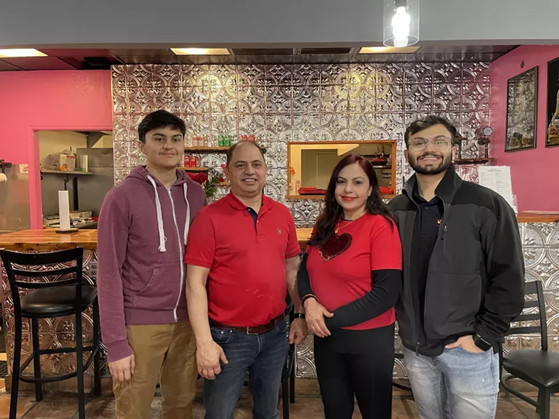 Image: The Pokhrels (from left) Krishna, Nama, Maya and Gaurav, run Maya's Kitchen on Bell Road.