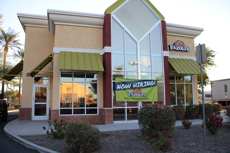 The Valley's only free-standing location of Fazoli's is now open in Mesa.