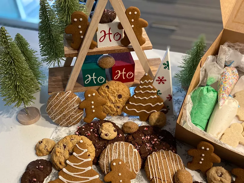 Image: An assortment of YUM AF Bakery cookies.