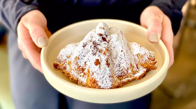 Valentine’s Pine Nut Cream Croissant.