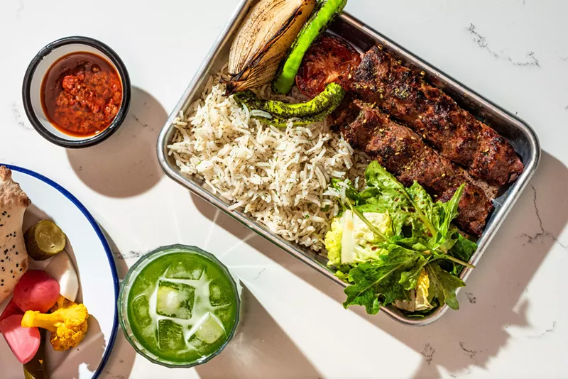 Image: Faava, a fast-casual restaurant serving "fresh everyday Mediterranean" food will open in Chandler on March 6. On the menu are grilled kebabs, including ground lamb.