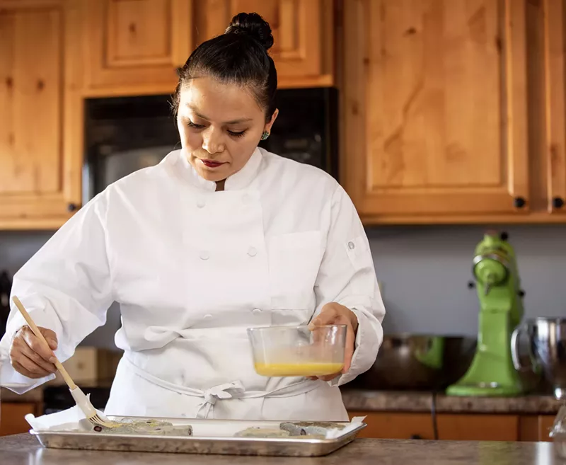 Image: Through her baked goods business, Scone On? Thalia Roessel blends her culinary training with her Diné heritage and indigenous ingredients.