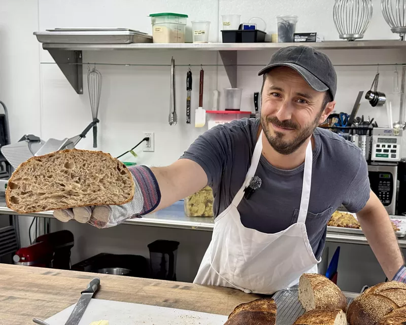 Image: Nick Beitcher, a former baker at the acclaimed Tartine Bakery in San Francisco, has brought his sourdough skills to Chacónne Patisserie in Scottsdale.